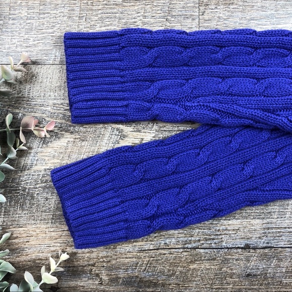 Land’s End NWT Purple Cable Knit Sweater - Picture 5 of 5